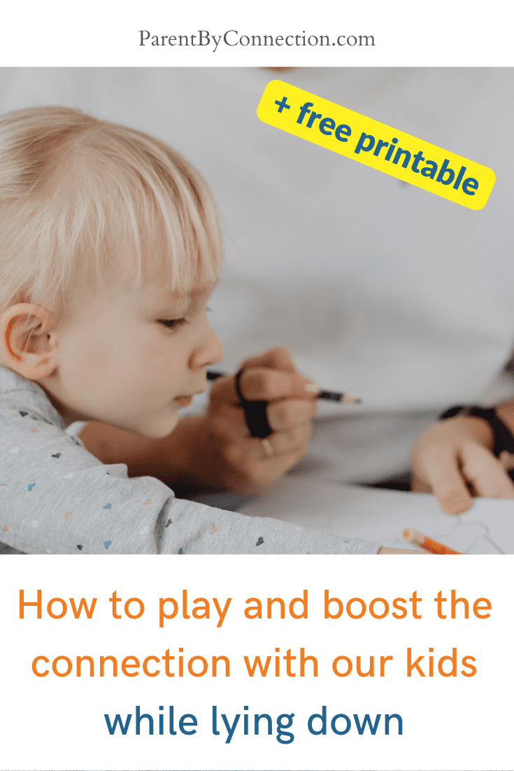 How to play and boost connection with your kids while lying down